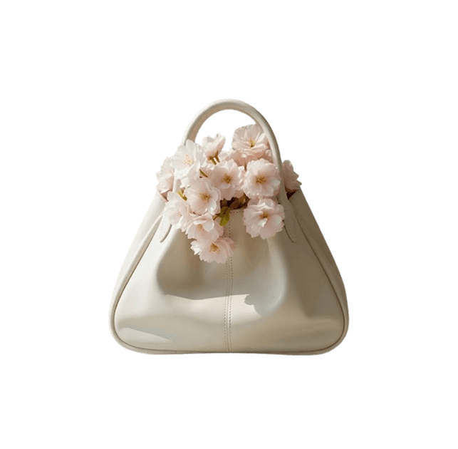 White Slouchy Tote image